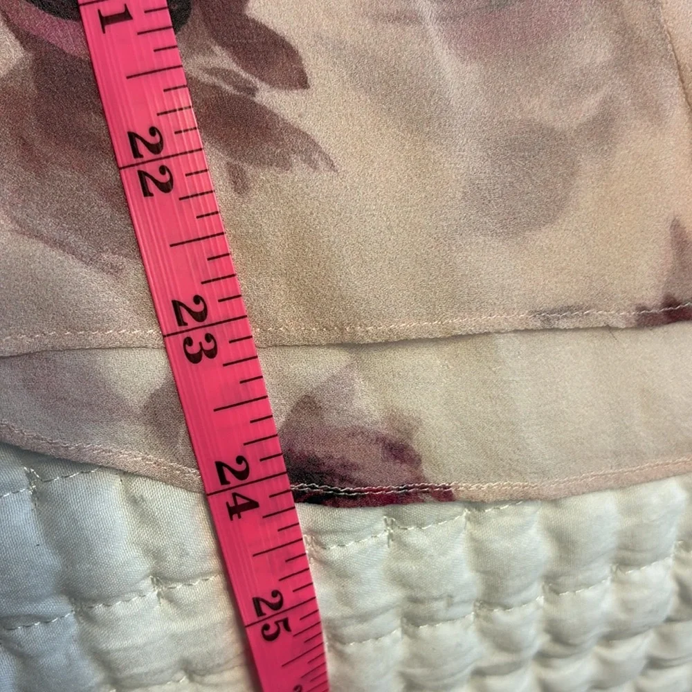 Kate‎ Spade Pink Floral Sheet Blouse, Size M/L